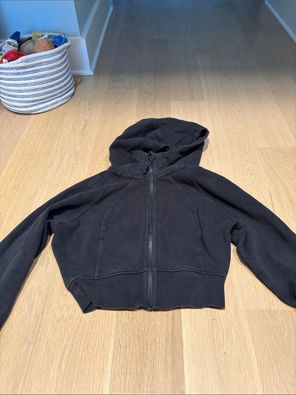 lululemon athletica Black Hooded Zip Jacket